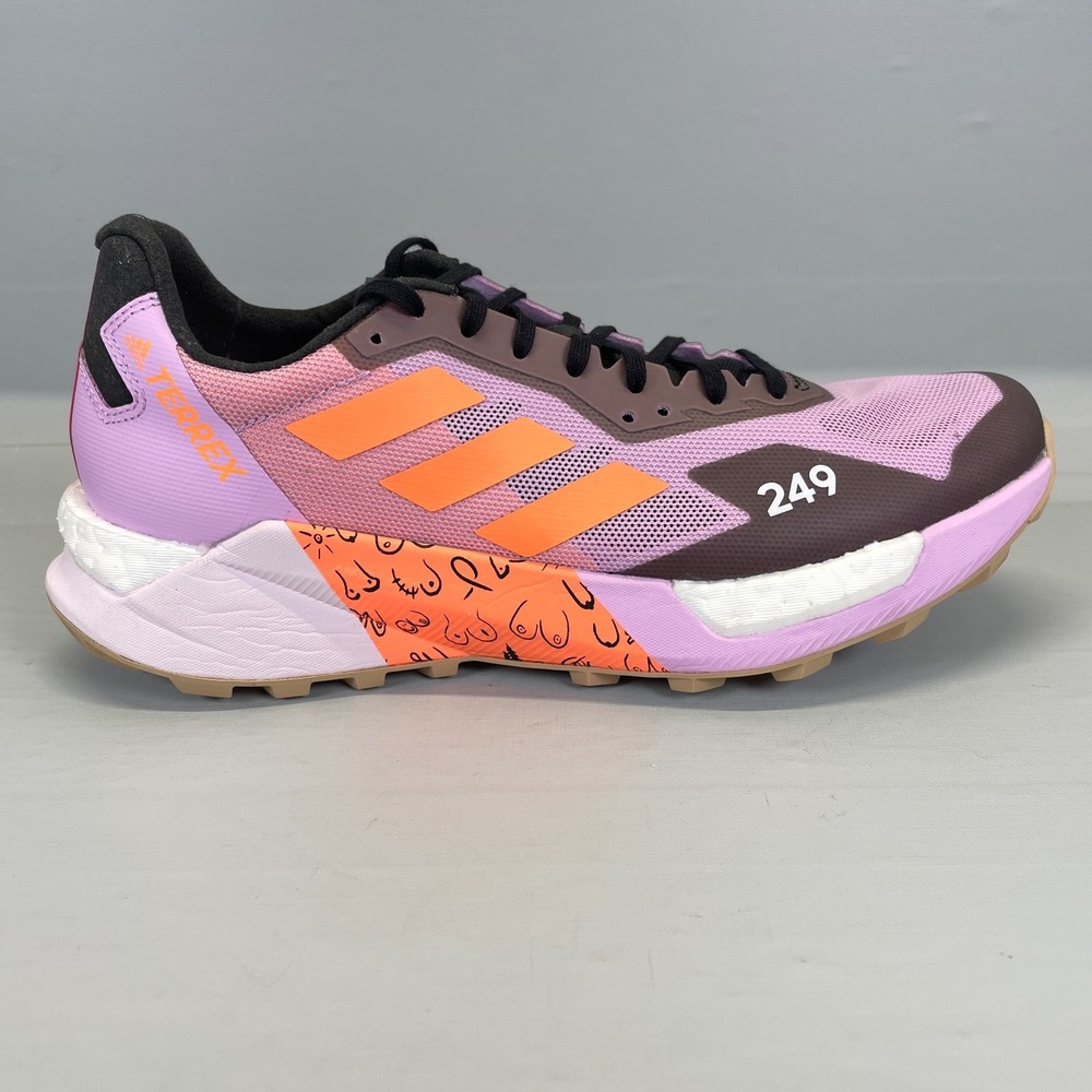 Adidas Terrex Agravic Ultra BCA Trail Running Shoes Womens Size 8.5 Pink Mesh